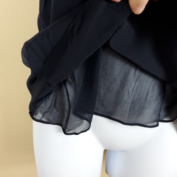 Tibi Eco Silk Halter Cami in Navy Size 4 - Picture 4 of 11